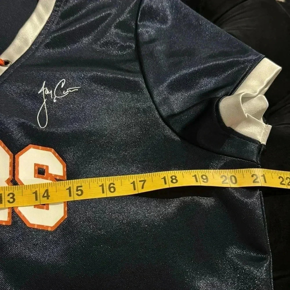 NFL Chicago Bears #6 Jay Cutler Signature Satin Jersey Fitted Woman’s 2012 - Picture 10 of 11